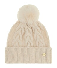 GUESS KNITTED Hat with pom poms - Hats