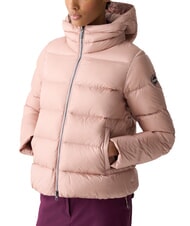 COLMAR DELUXE Women's down jacket with hood vintage roses - Women's down jackets - 1