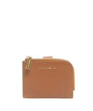 COCCINELLE METALLIC SOFT Mini Leather Wallet - Women&rsquo;s Wallets