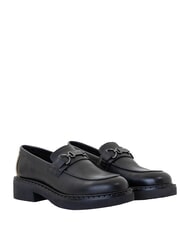 ALVIERO MARTINI PRIMA CLASSE GEO Leather moccasins Black - Women&rsquo;s shoes - 1
