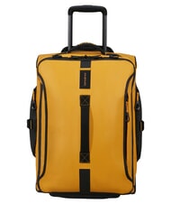 SAMSONITE PARADIVER LIGHT Cabin-sized wheeled duffel bag yellow - Duffle bags - 1