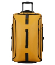 SAMSONITE PARADIVER LIGHT Medium-sized wheeled duffel bag yellow - Duffle bags - 1