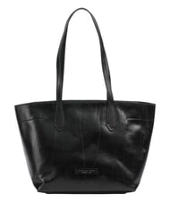 THE BRIDGE GUELFA Leather shoulder shopper bag Black Gold - Women&rsquo;s Bags - 1