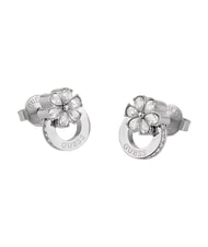 GUESS ACE OF DIAMONDS Earrings with crystal application SILVER - Earrings - 1