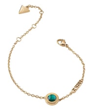 GUESS COLOR MY DAY Bracelet with cubic zirconia yellow gold/emerald - Bracelets - 1