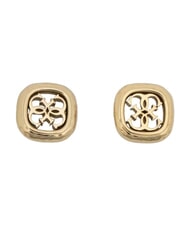 GUESS JAIPUR SPLENDOR 4G logo earrings yellow gold - Earrings - 1