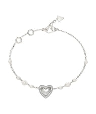 GUESS BELOVED Heart-shaped charm bracelet SILVER - Bracelets - 1