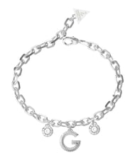 GUESS G CRYSTAL Bracelet, central G logo SILVER - Bracelets - 1