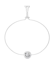 GUESS G CRYSTAL Bracelet, central G logo SILVER - Bracelets - 1