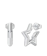 GUESS ICONIQUE Earrings, star shape SILVER - Earrings - 1