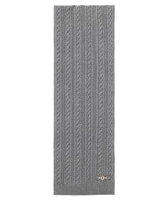 GUESS FRANCES KNITTED Scarf with braided work - Scarves