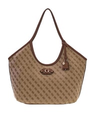 GUESS SAMANTHA Shoulder bag latte logo / brown - Women&rsquo;s Bags - 1