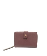 BORBONESE BIRDIE Medium leather wallet merlot/natural op - Women&rsquo;s Wallets - 1