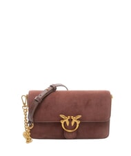 PINKO LOVE ONE SLOUCHY Mini shoulder bag, in leather - Women&rsquo;s Bags