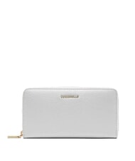 COCCINELLE METALLIC SOFT Textured leather zip wallet snow - Women&rsquo;s Wallets - 1