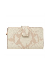 COCCINELLE METALLIC DELAVE SNAKE Leather wallet powder pink - Women&rsquo;s Wallets - 1