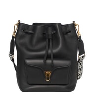 COCCINELLE BEAT GENETRATION RIBBON Leather bucket bag - Women&rsquo;s Bags