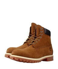 TIMBERLAND PREMIUM Lace-up leather ankle boots orange - Men&rsquo;s shoes - 1