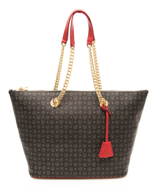 POLLINI Tapiro Shoulder bag black lacquer - Women’s Bags
