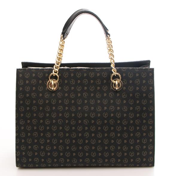 POLLINI Tapiro Handbag; with shoulder strap Black - Women’s Bags