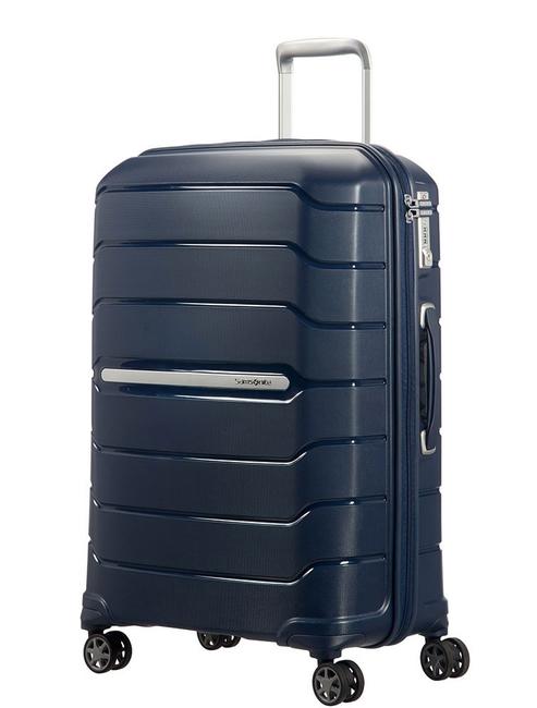 SAMSONITE Trolley FLUX line, medium size blu navy - Rigid Trolley Cases