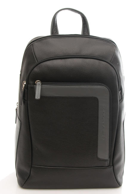 PIQUADRO backpack X1 line; 13” laptop bag black / gray - Laptop backpacks