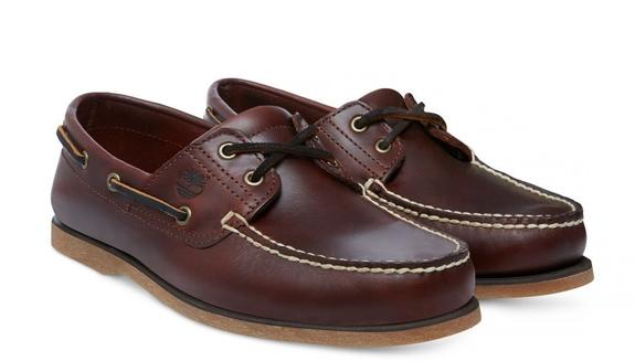 TIMBERLAND boat shoes CLASSIC, in leather BROWN - Men’s shoes