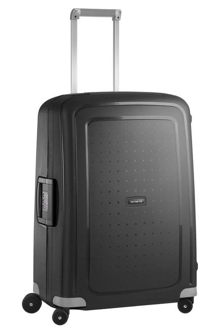 SAMSONITE Trolley S'CURE Line, medium size BLACK - Rigid Trolley Cases