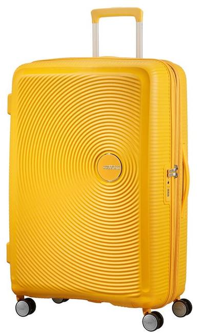 AMERICAN TOURISTER trolley case SOUNDBOX line. large. expandable goldenyellow - Rigid Trolley Cases
