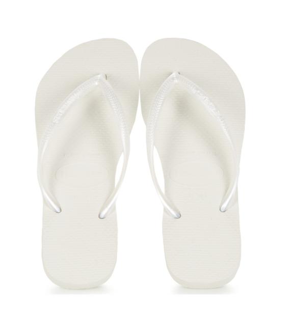 HAVAIANAS flip flops SLIM white - Women’s shoes