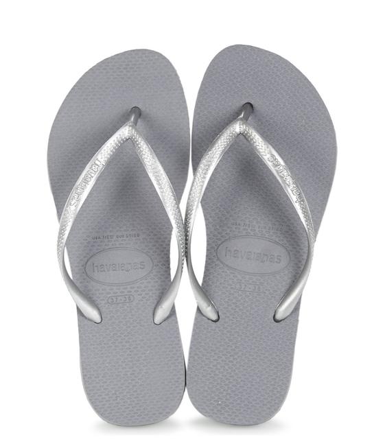 HAVAIANAS flip flops SLIM steel / gray - Women’s shoes
