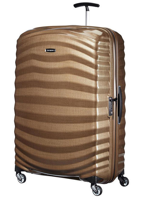 SAMSONITE Trolley LITE-SHOCK line, extra-large, ultralight sand - Rigid Trolley Cases