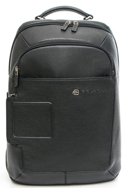 PIQUADRO backpack VIBE OUT line, 15.6” PC holder Black - Laptop backpacks