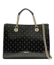 POLLINI Embossed Heritage Patent leather handbag with shoulder strap - Women&rsquo;s Bags