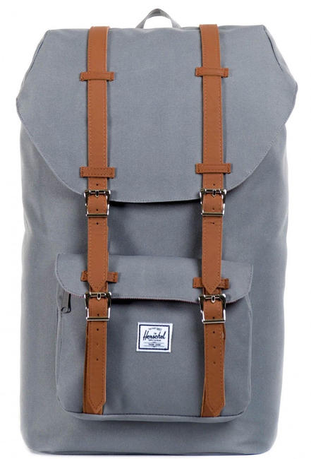 HERSCHEL backpack LITTLE AMERICA model, 15 "PC holder greytan - Backpacks & School and Leisure