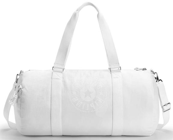 KIPLING bag ONALO L. Line Lively White - Duffle bags
