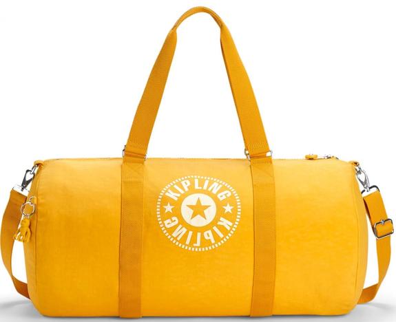 KIPLING bag ONALO L. Line Lively Yellow - Duffle bags