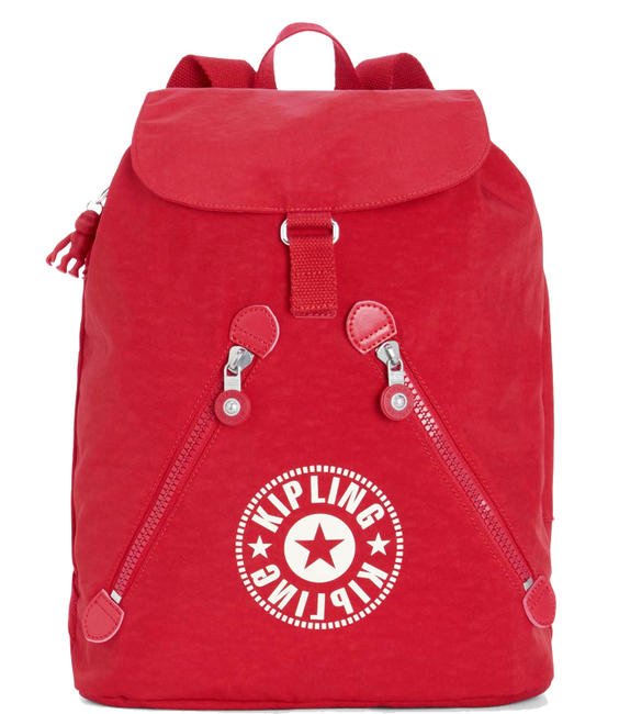 KIPLING Fundamental Shoulder backpack Lively Red - Women’s Bags