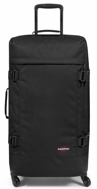 EASTPAK trolley case TRANS4 model, large size, with TSA lock BLACK - Semi-rigid Trolley Cases