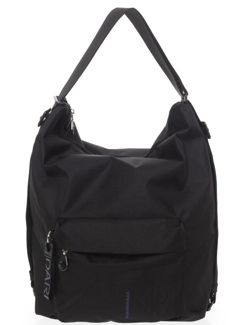 MANDARINA DUCK MD20 Bag convertible into a backpack BLACK - Women’s Bags