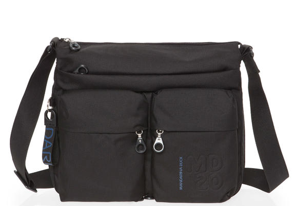 MANDARINA DUCK MD20 Shoulder bag, expandable BLACK - Women’s Bags