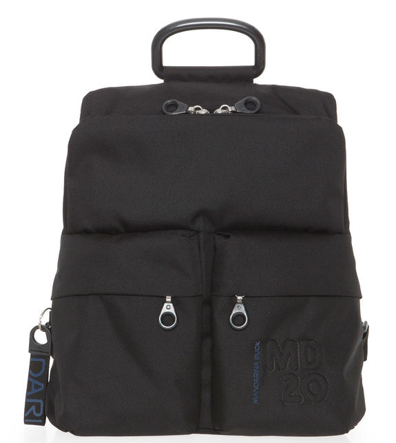 MANDARINA DUCK MD20 Shoulder backpack, light BLACK - Women’s Bags