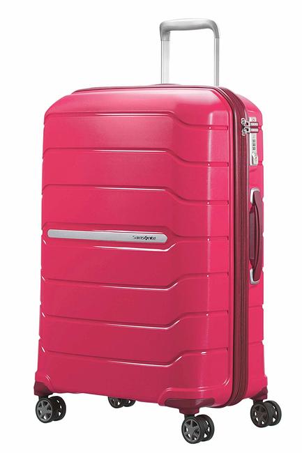 SAMSONITE Trolley FLUX line, medium size red granita - Rigid Trolley Cases
