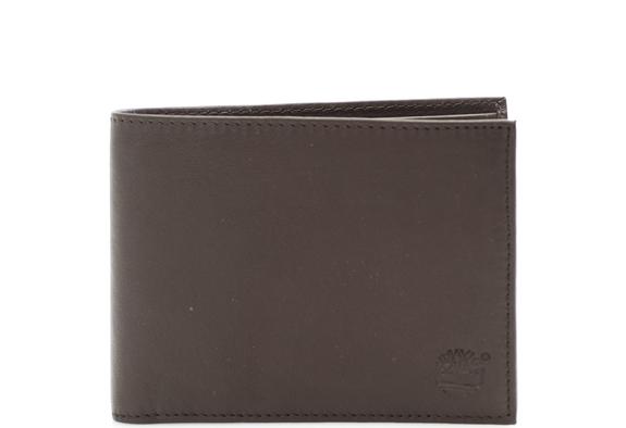 TIMBERLAND wallet Leather, with coin purse DarkBrown - Men’s Wallets