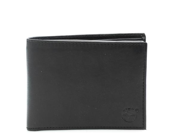 TIMBERLAND wallet Leather, with flap BLACK - Men’s Wallets