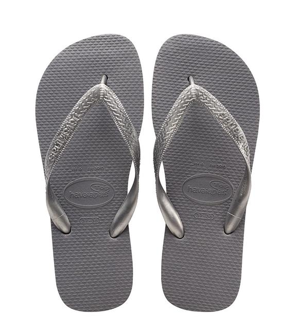 HAVAIANAS flip flops TOP TIRAS steel / gray - Women’s shoes