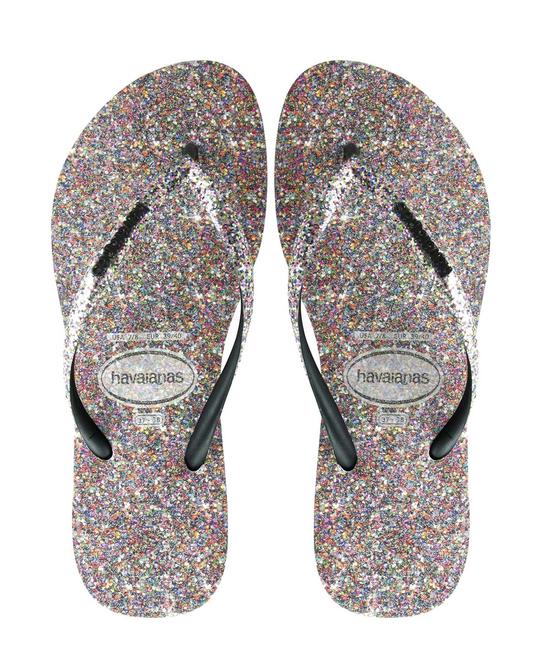 HAVAIANAS flip flops SLIM CARNIVAL BLACK - Women’s shoes
