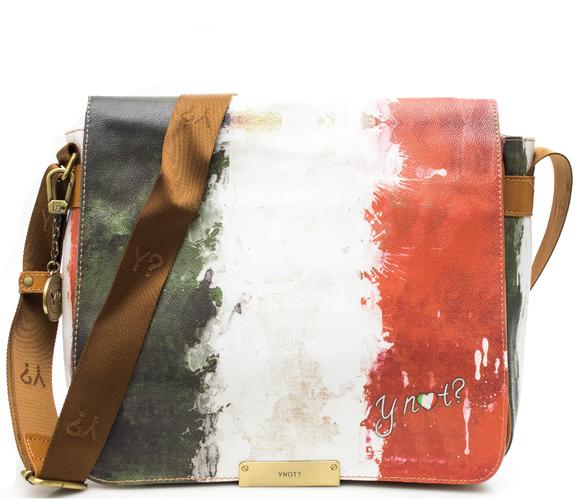 YNOT Flag Paint Messenger shoulder bag ITA - Women’s Bags