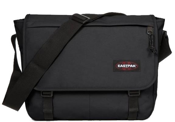 EASTPAK Messenger bag DELEGATE, 17” PC case BLACK - Work Briefcases