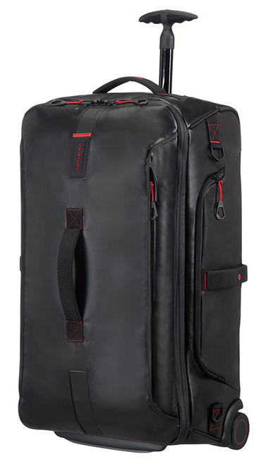 SAMSONITE Trolley Bag PARADIVER LIGHT, medium size BLACK - Semi-rigid Trolley Cases